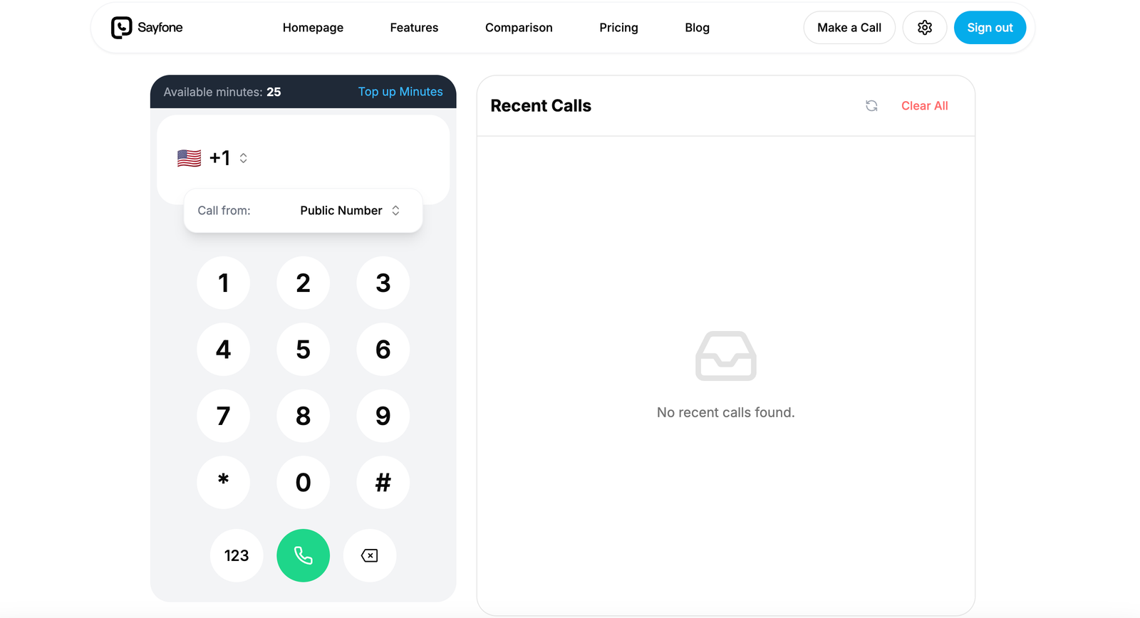 A simple dialer that helps you call anywhere in the world without any fuss.