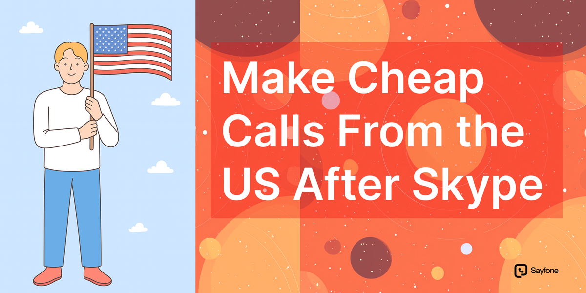 If you’re looking for a Skype alternative in the US, Sayfone is your best bet.